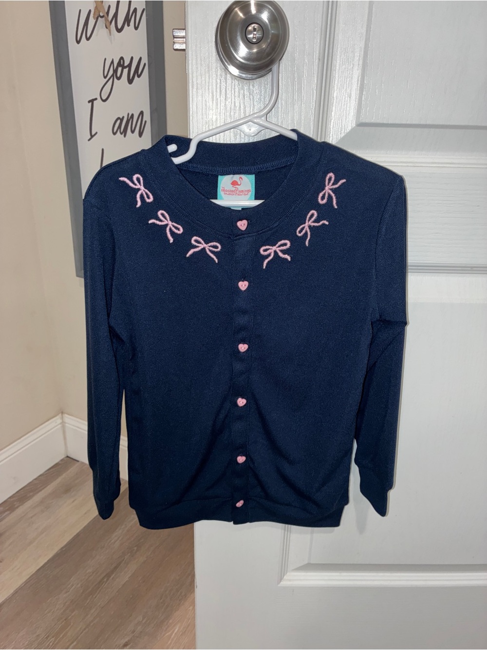 The Smocked Flamingo Cardigan